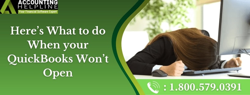 Easy methods to fix Quickbooks won't open issue