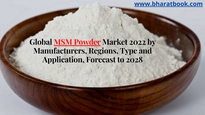 Global MSM Powder Market 2022 by Manufacturers, Regions, Type and Application, Forecast to 2028