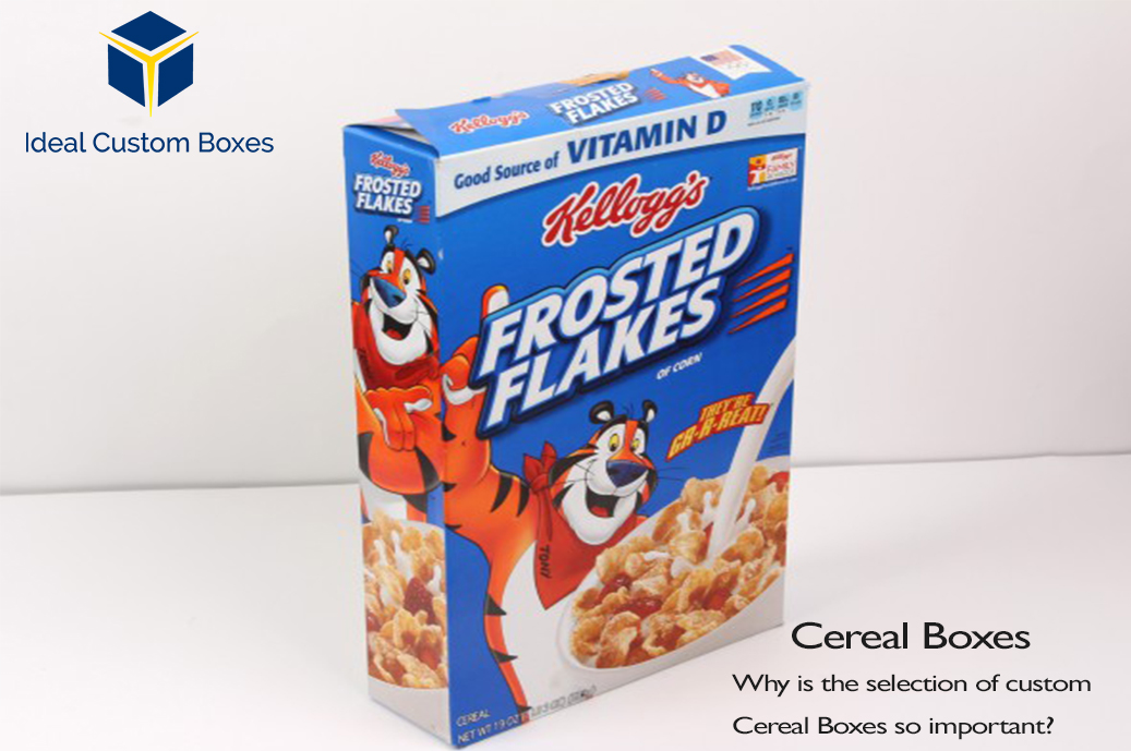 Why is the selection of custom Cereal Boxes so important
