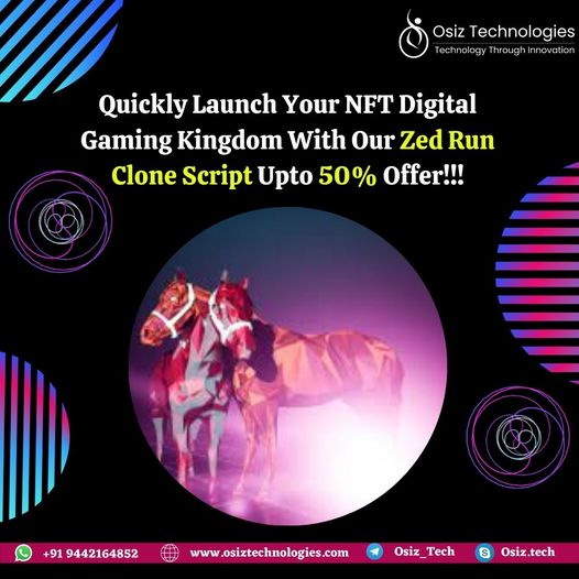 Zed run clone script - To Start NFT Gaming platform like Zed run