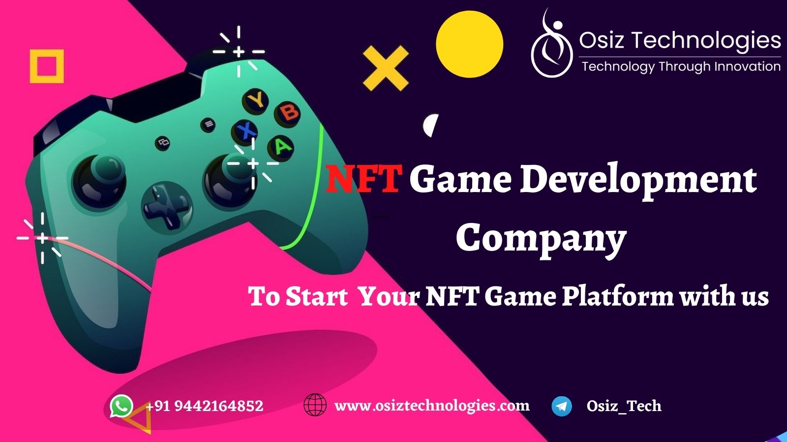 One-Stop solution NFT Gaming platform development Service From Osiz!