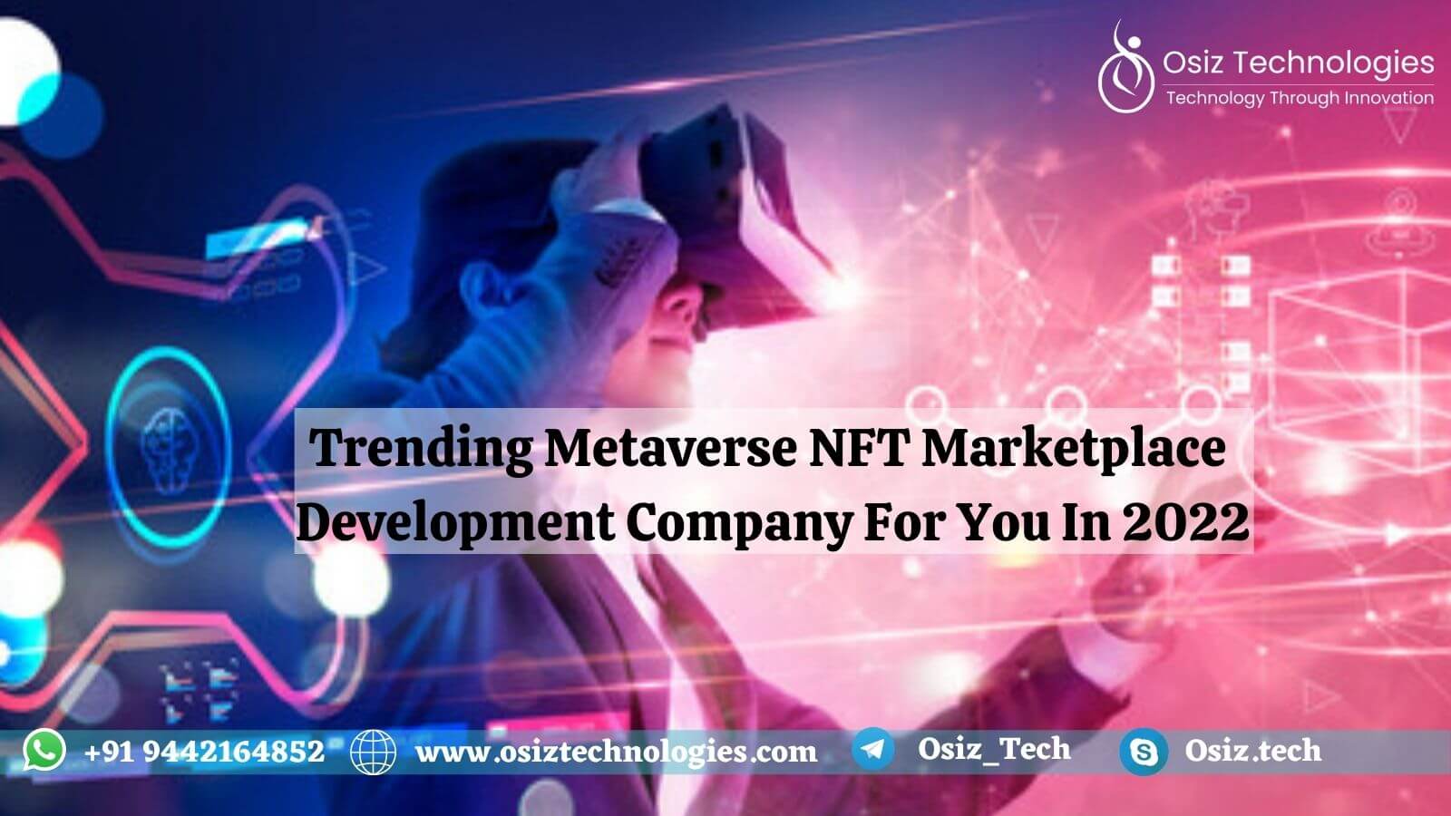 Metaverse NFT Marketplace Development Company | Metaverse NFT Marketplace Development - Osiz