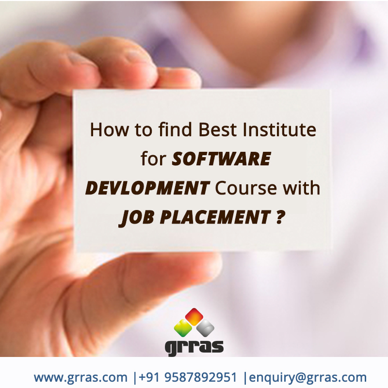 How to find the best institute for Software Development Course with Job Placement?