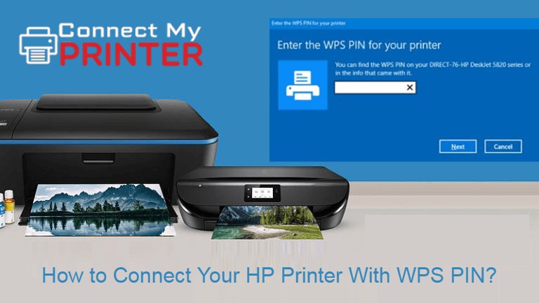 Where to find WPS Pin on HP printer? 
