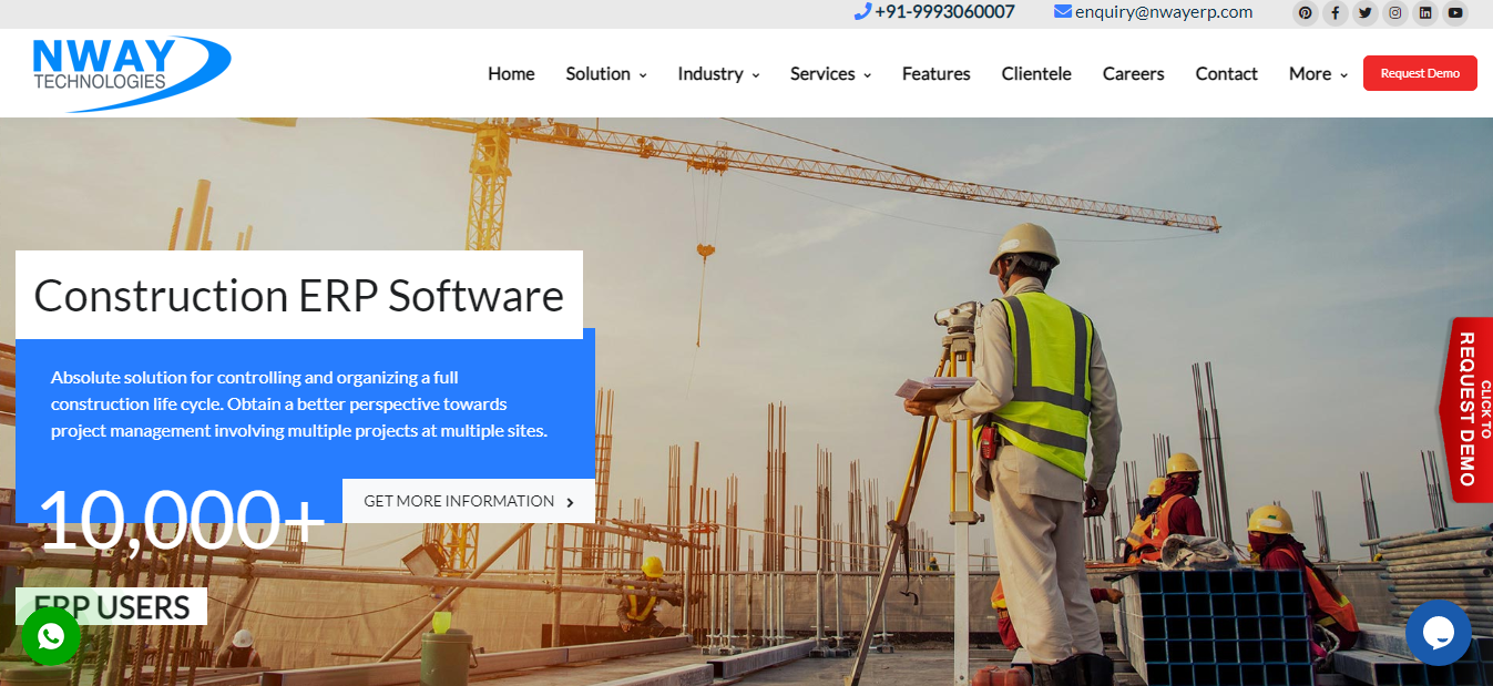 Construction ERP Software Solution Provider