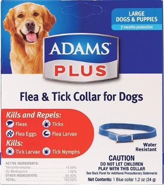 Adams Plus Flea & Tick Collar for Dogs | Fancy Pet Supply