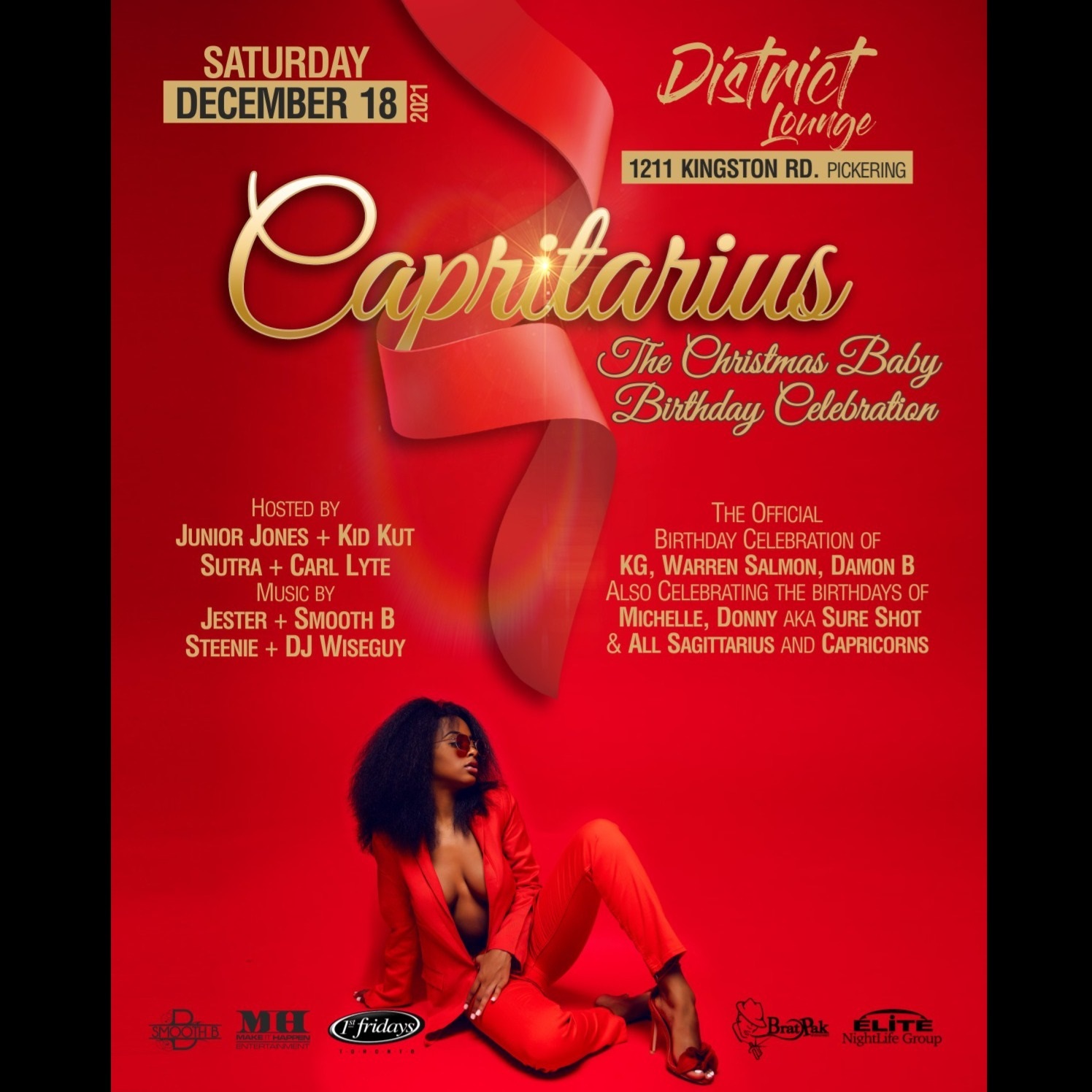 CAPRITARIUS..."The Christmas Baby Birthday Celebration" Hosted By JUNIOR JONES