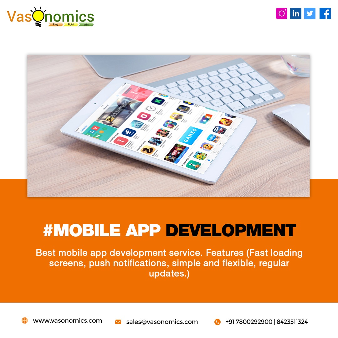 India's Leading Mobile App Development Company – Vasonomics