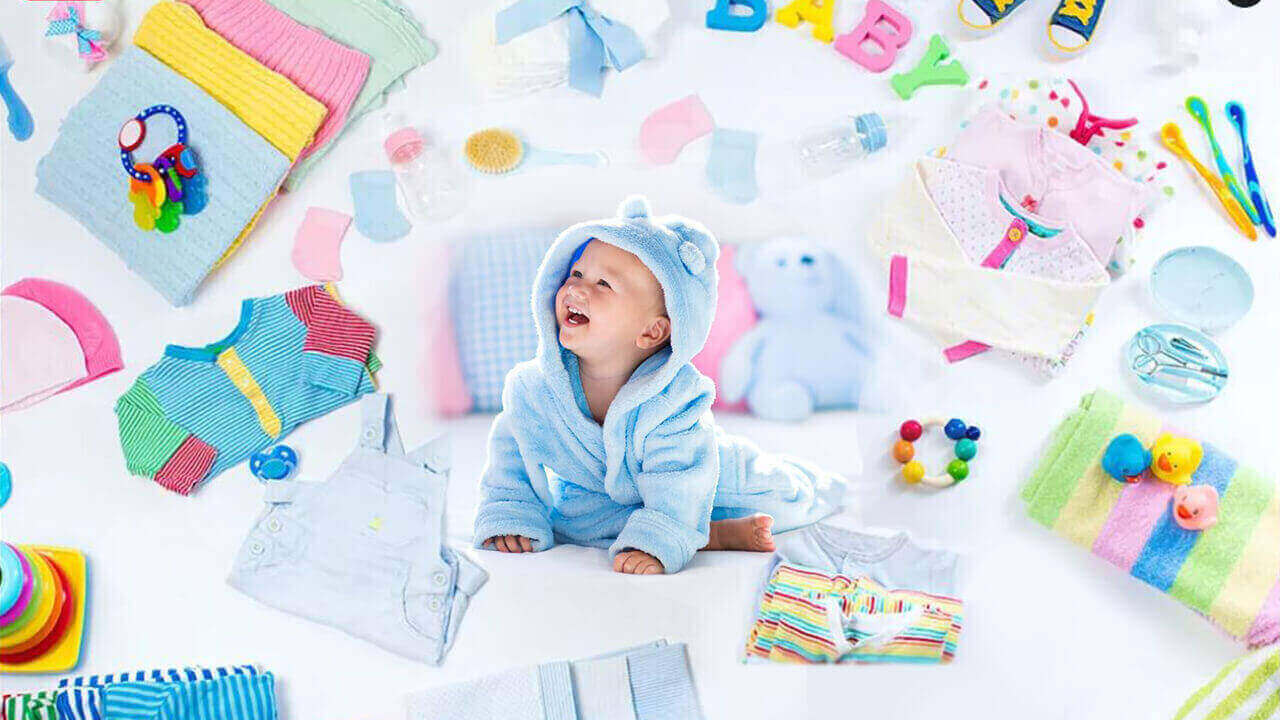 Newborn baby shopping list with pictures