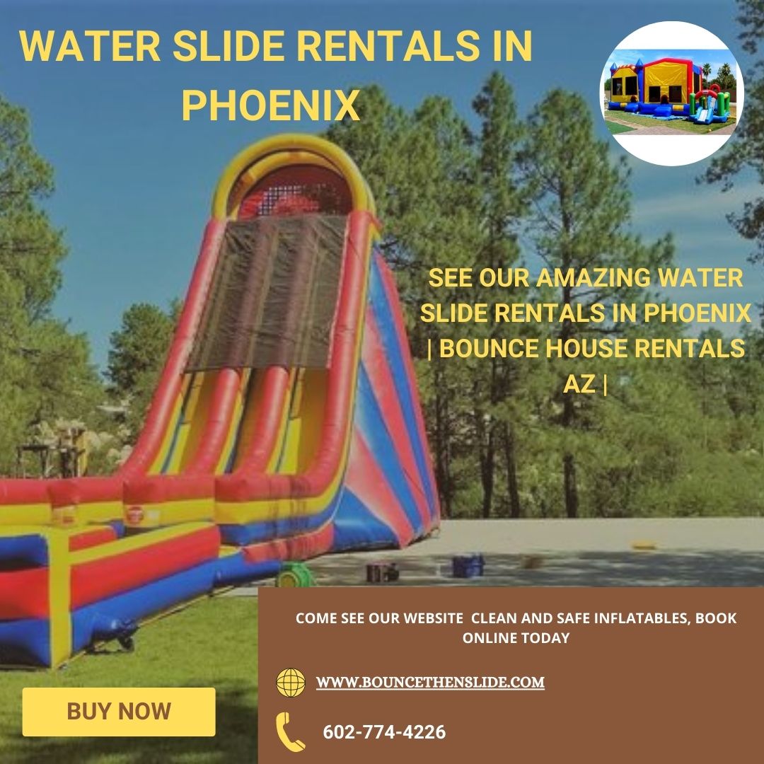 See Our Amazing Water Slide Rentals in Phoenix 