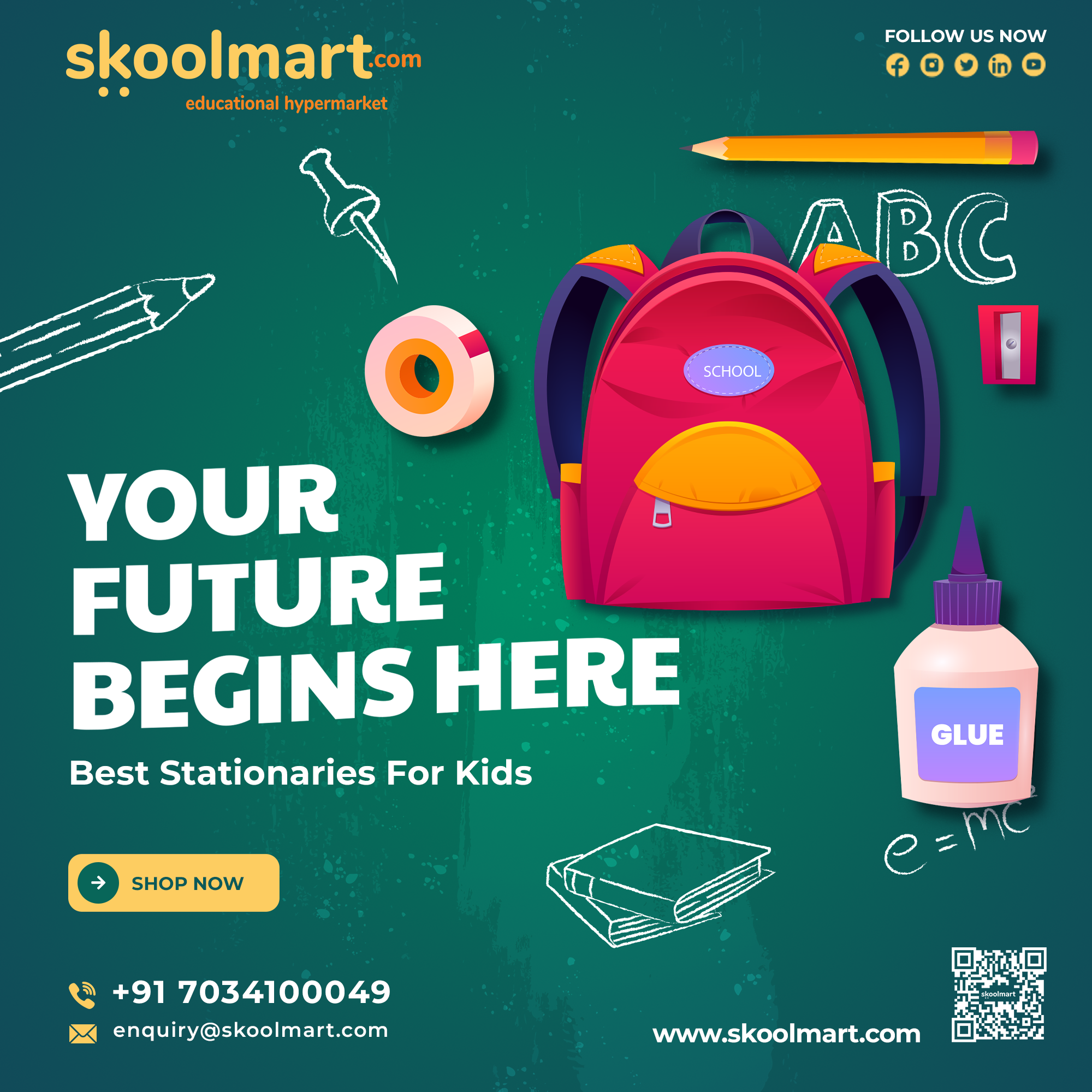 Skoolmart: Online Resources for Teachers and Students, Office Stationery, and Equipment in Kerala