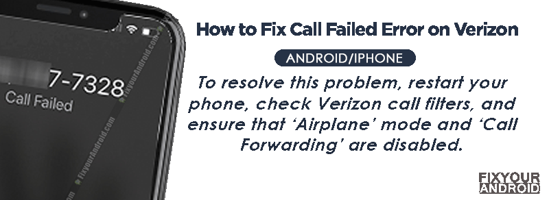 Verizon Calls Failing: Why And How To Fix It