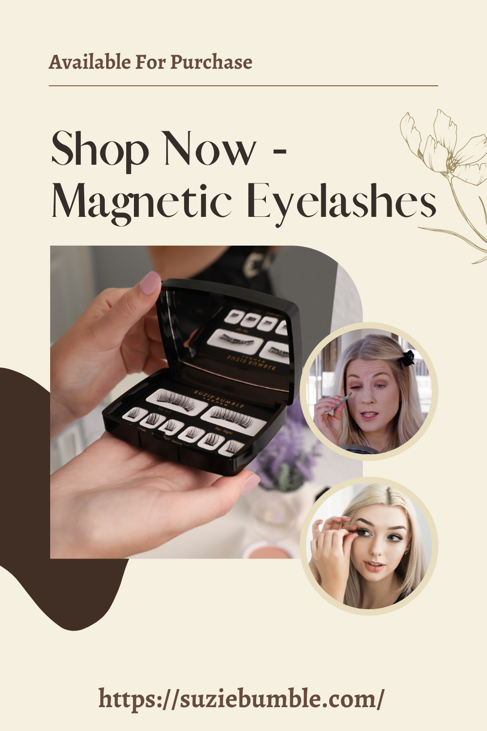 Buy Now – Magnetic Eyelashes | Suzie Bumble Eyelashes