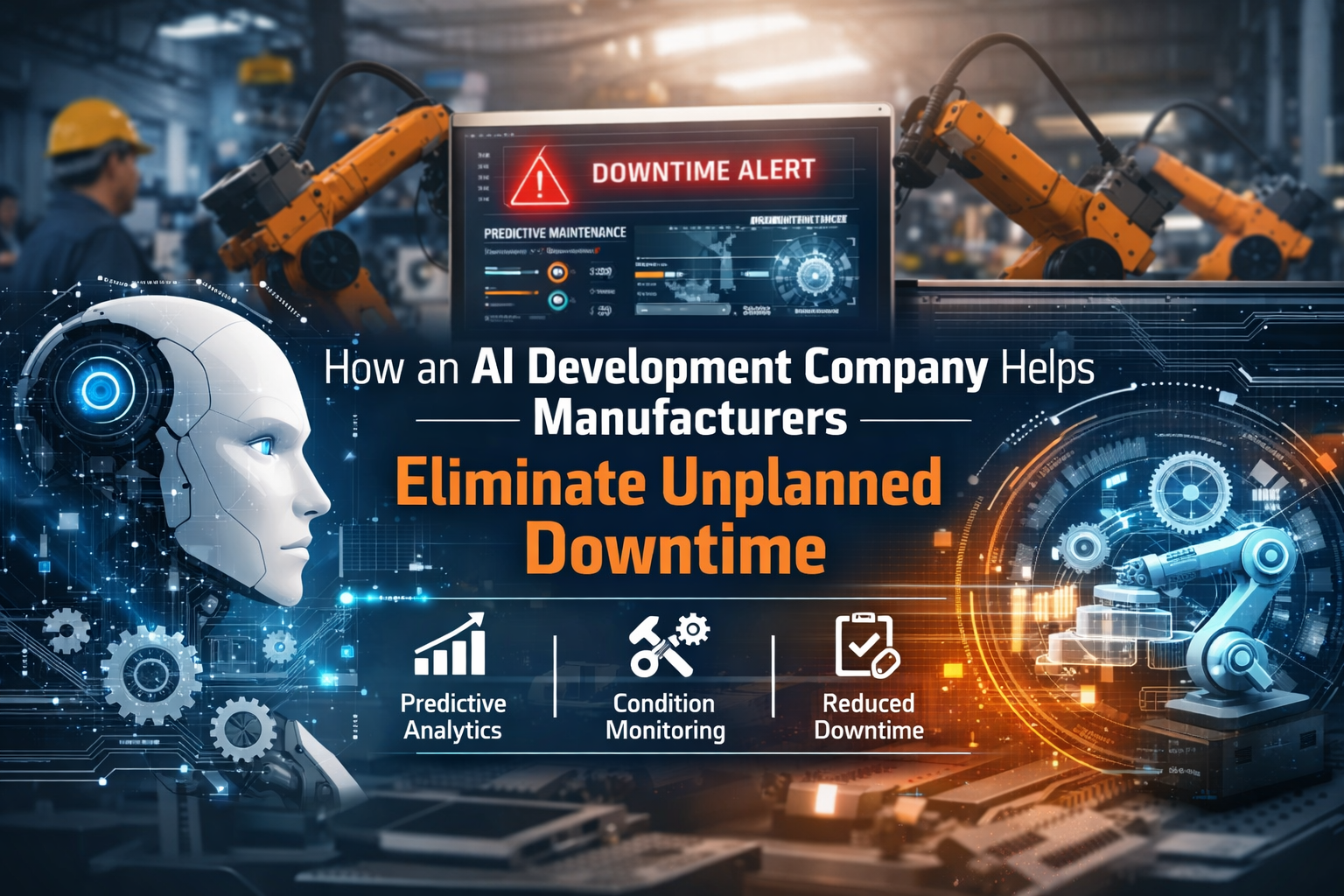 How an AI Development Company Helps Manufacturers Eliminate Unplanned Downtime