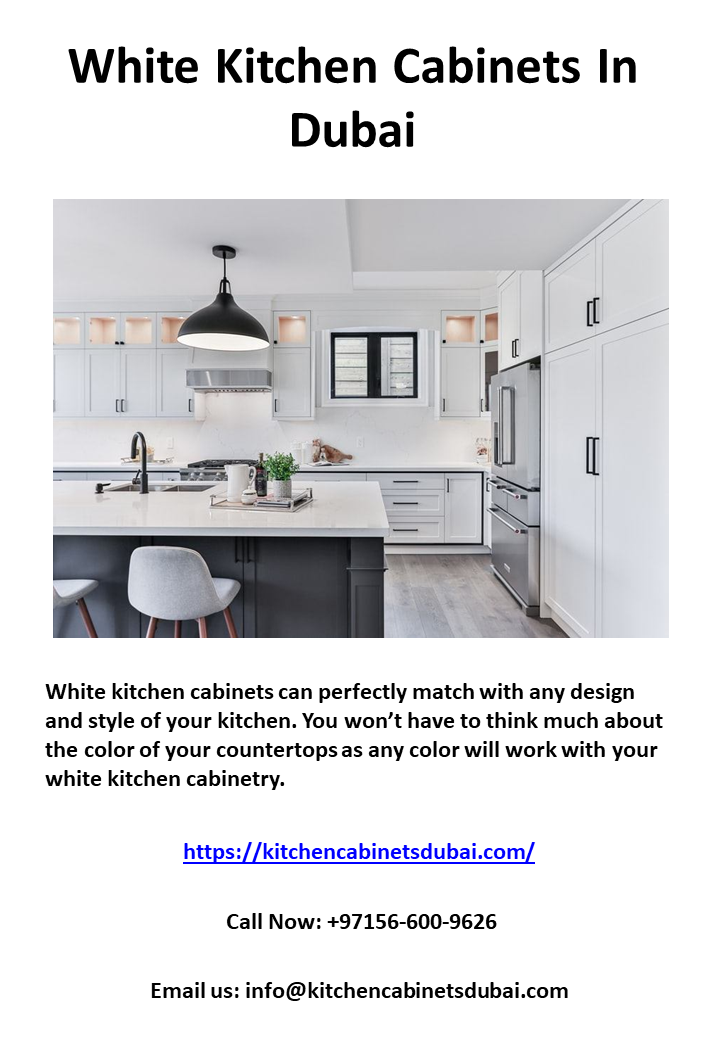 White Kitchen Cabinets In Dubai