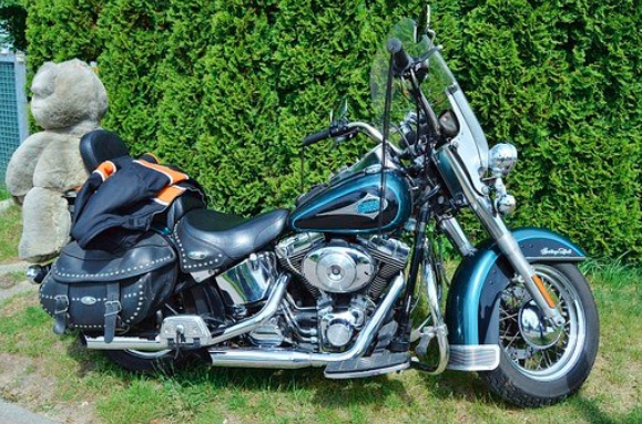 Old-fashioned Motorcycles