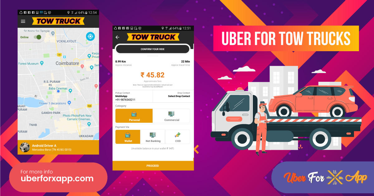 On Demand Towing App Development like uber