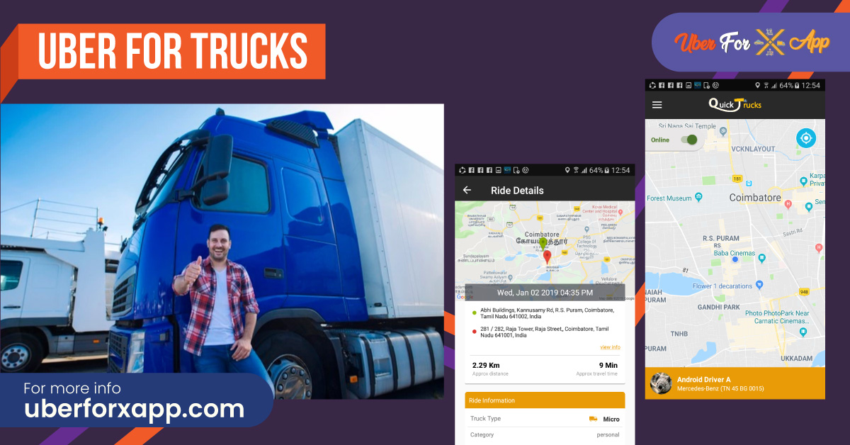 Uber for Trucks and Logistics Apps to help expand logistics business operations