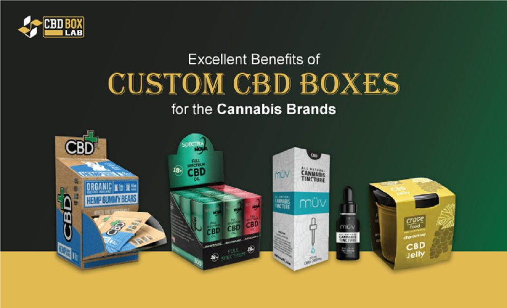 Excellent Benefits of Custom CBD Boxes For The Cannabis Brands
