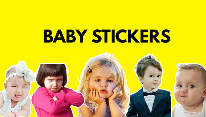Cute Baby Stickers for WhatsApp