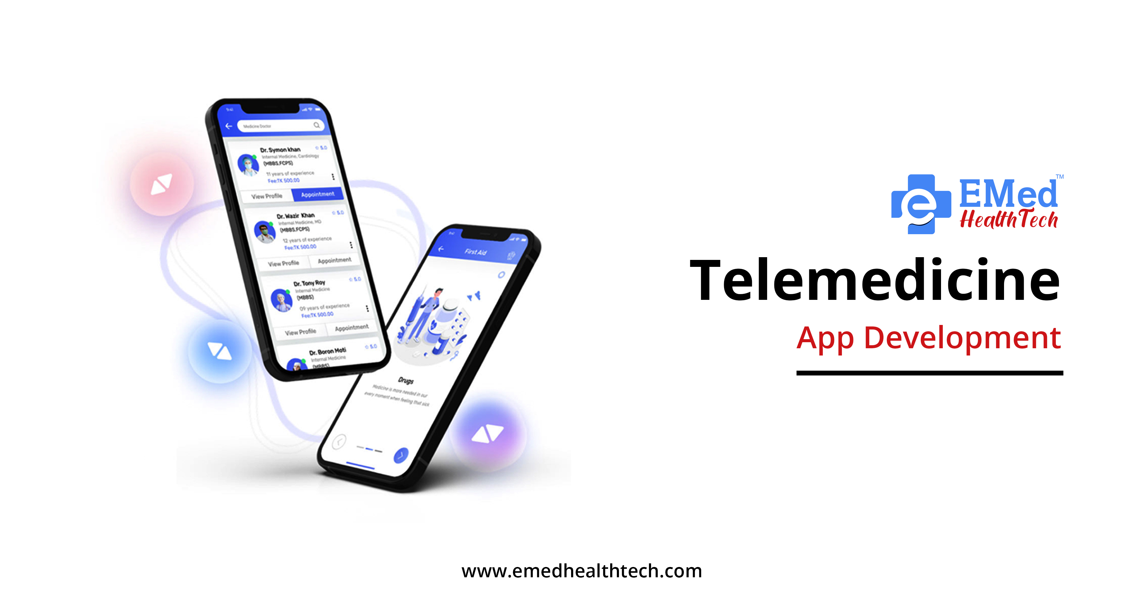 Telemedicine App | Doctor On-demand App | EMed HealthTech