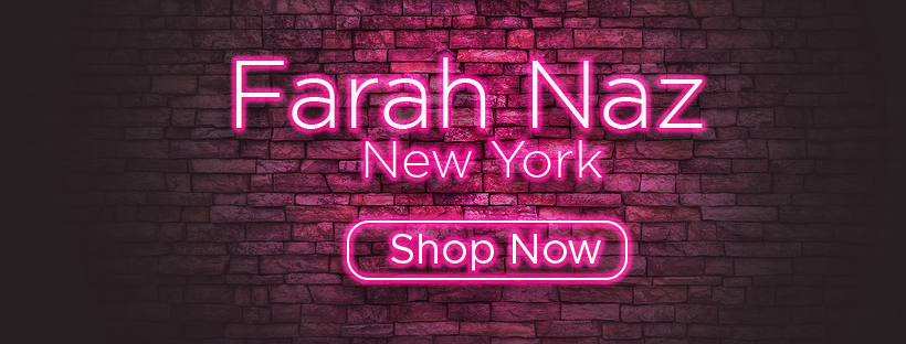 Buy formal evening gowns on clearance at FARAH NAZ New York