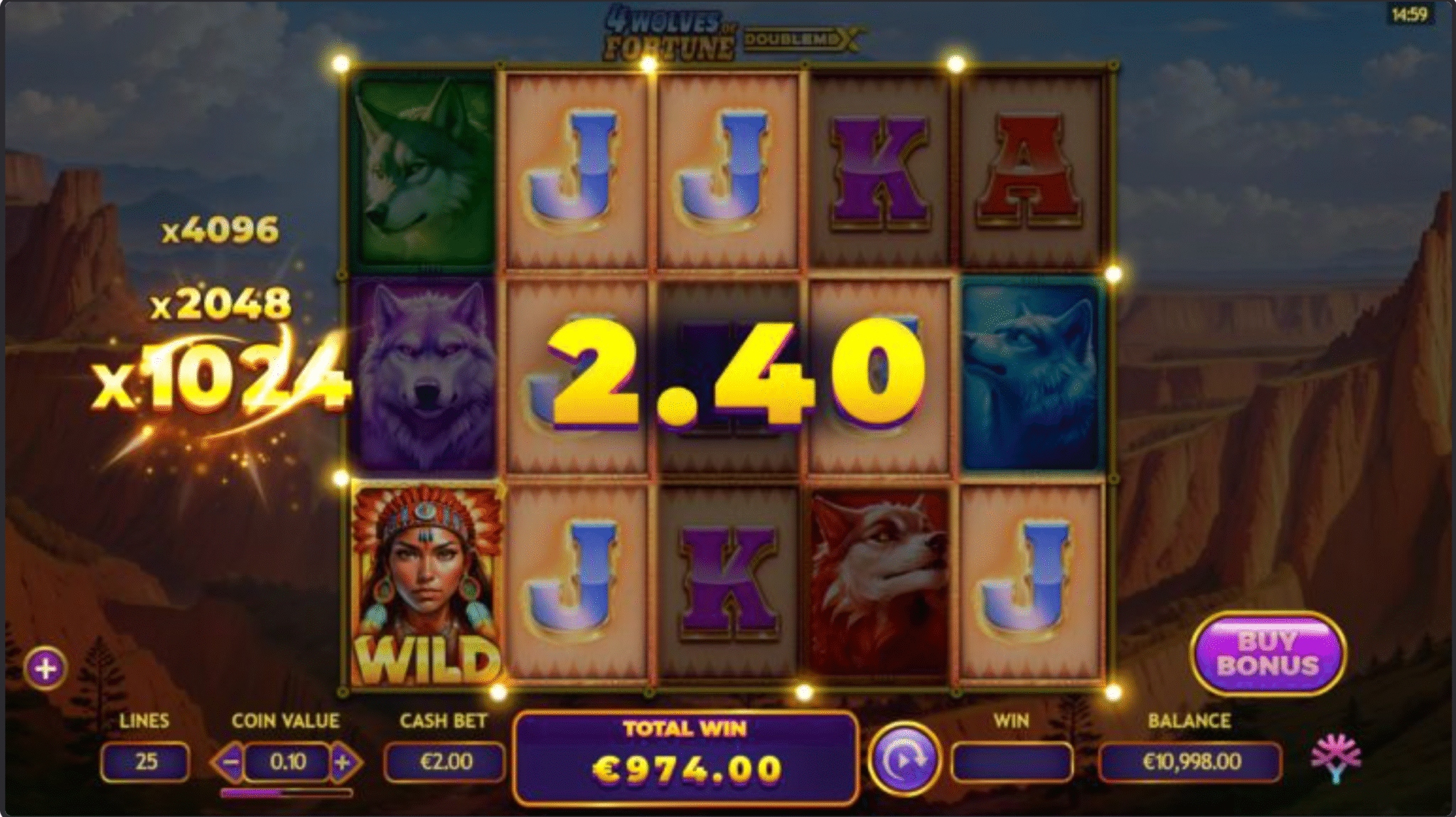 행운의 늑대 더블맥스 슬롯 4종