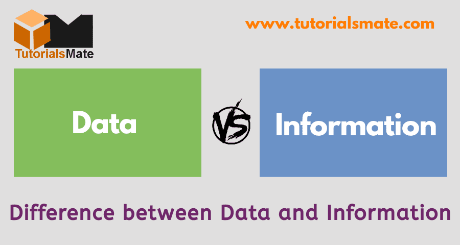 What is the difference between data and information?