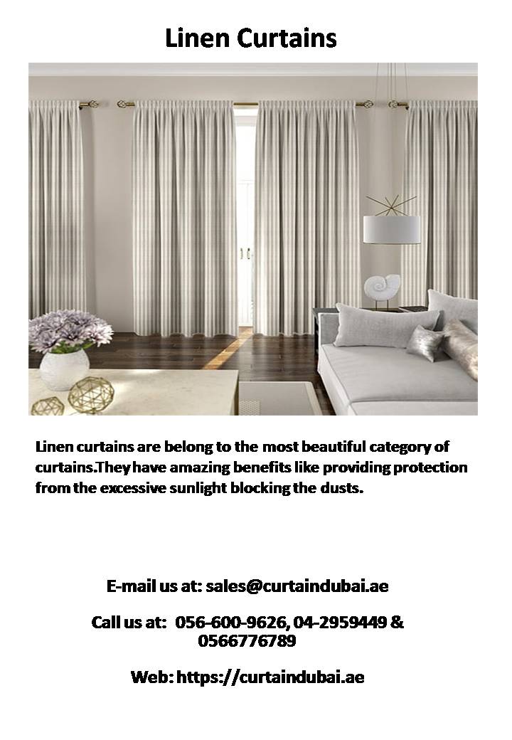 linen curtains dubai