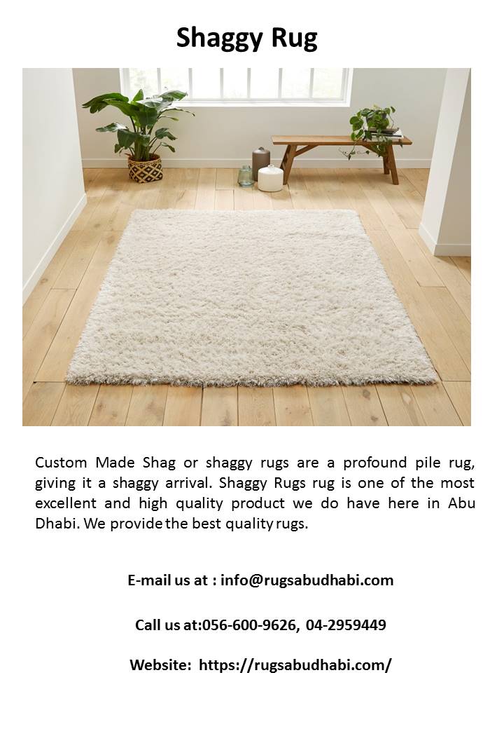 Custom Made Shaggy Rugs In Abu Dhabi