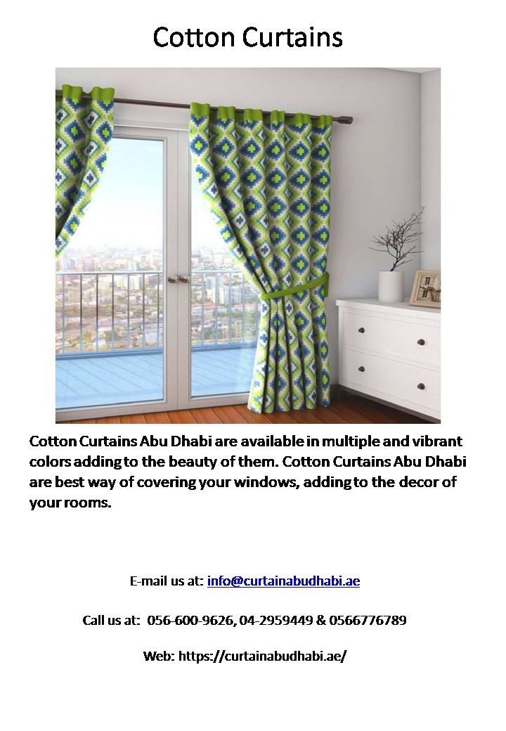 cotton curtains
