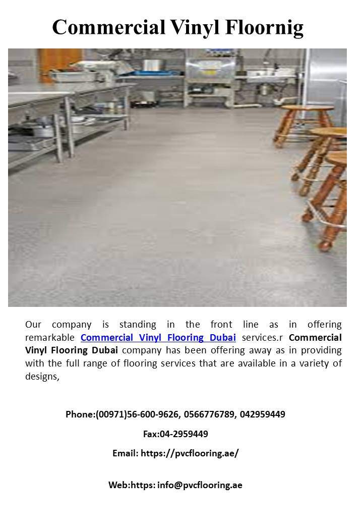 Commercial Vinyl Flooring In Dubai