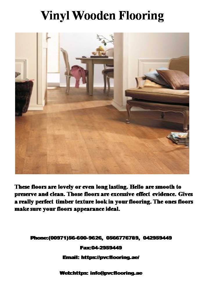 vinyl wooden flooring dubai