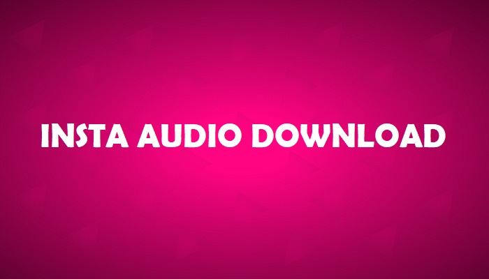 instagram reel audio download
