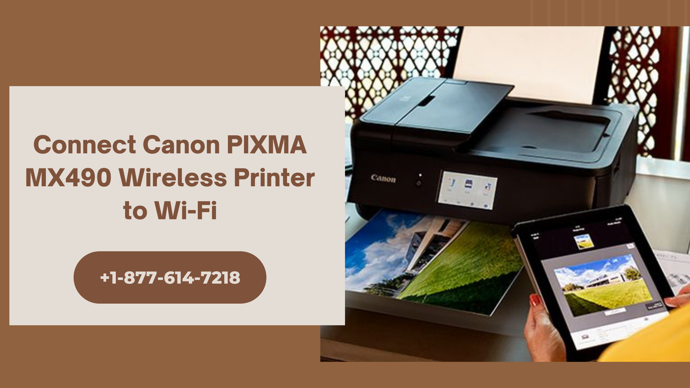  How to Connect Canon Pixma MX490 Wireless Printer to Wi-Fi?