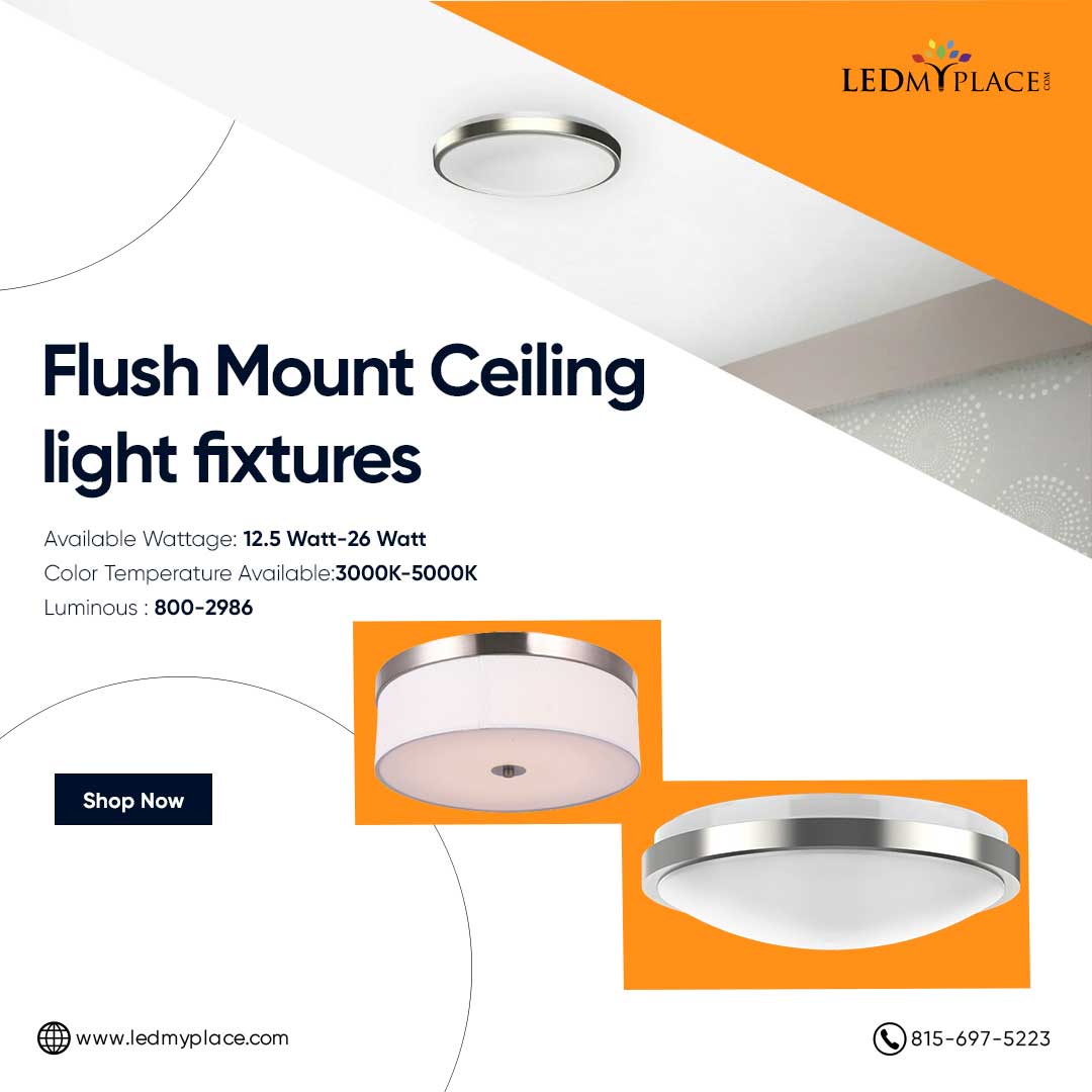 Flush Mount Ceiling Light Fixtures Get the Modern Look You Want with 