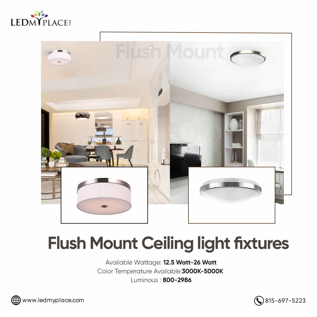 LED Flush mount ceiling light fixtures are Here to Beautify Your Home Find Out How