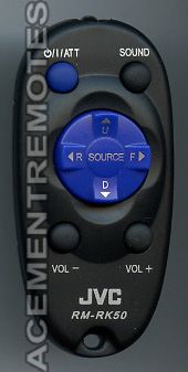 JVC RMRK50 Car Audio System Remote Control