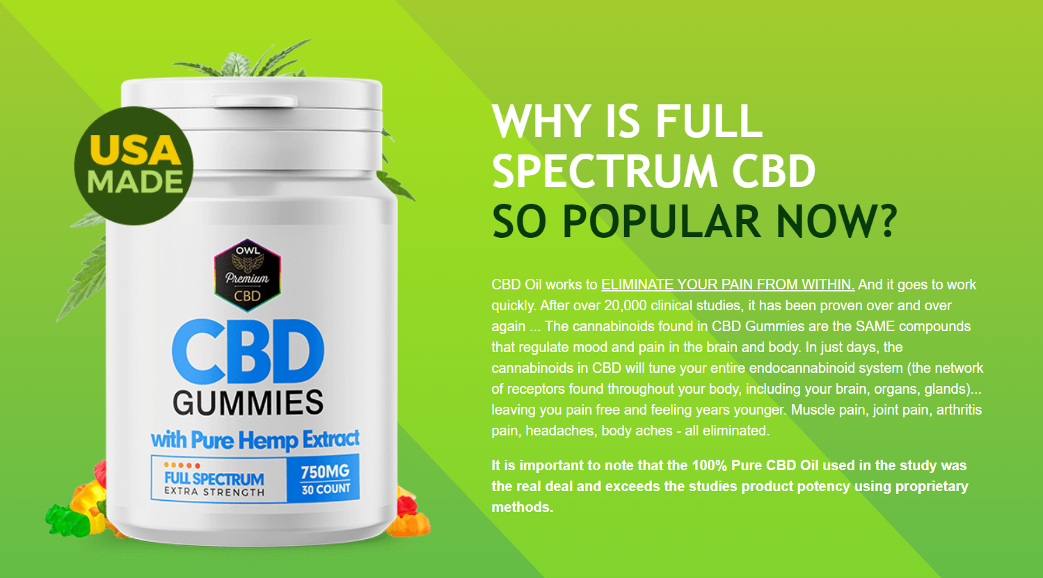 Last Thoughts on Owl Premium CBD Gummies