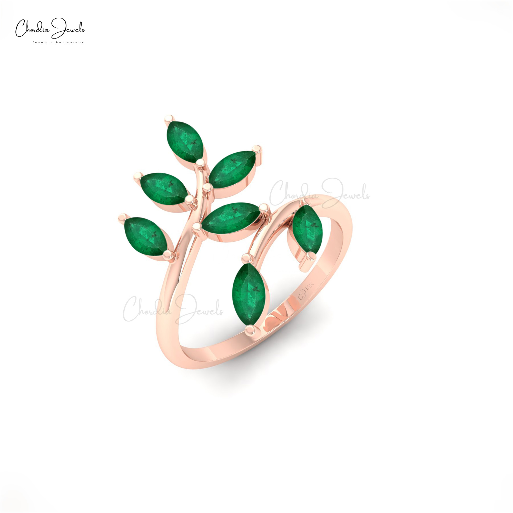 Chordia Jewels deliver you with Natural Emerald Engagement Rings, which have a striking style.