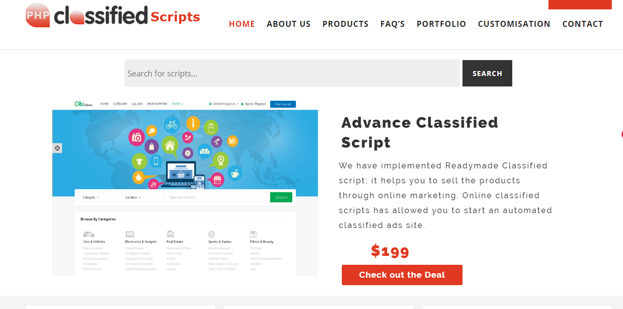 Classifieds Listing Software