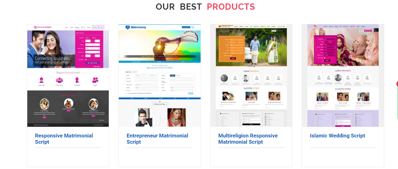 Readymade Matrimonial Script