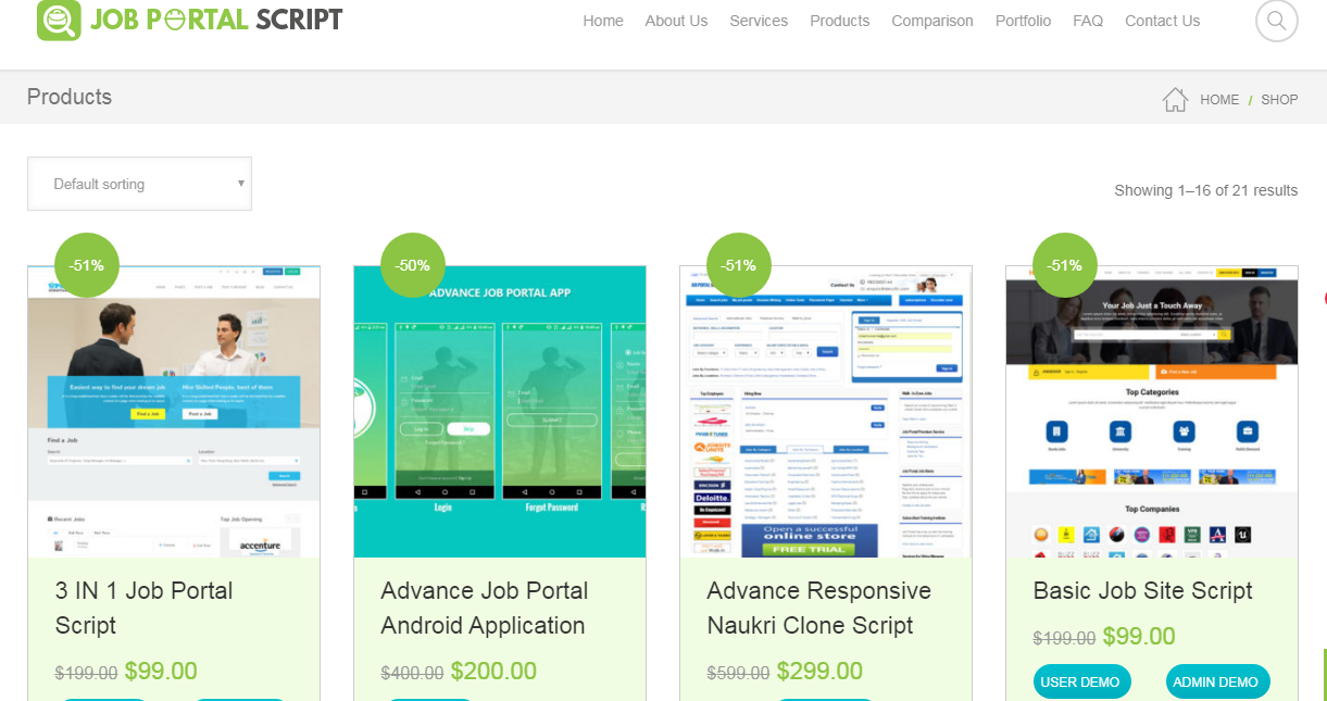 Job Search PHP Script - Readymade Job Board Website
