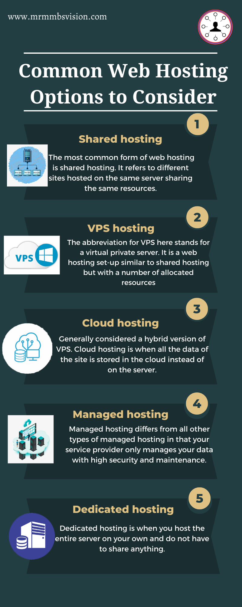 Common Web Hosting options to Consider 