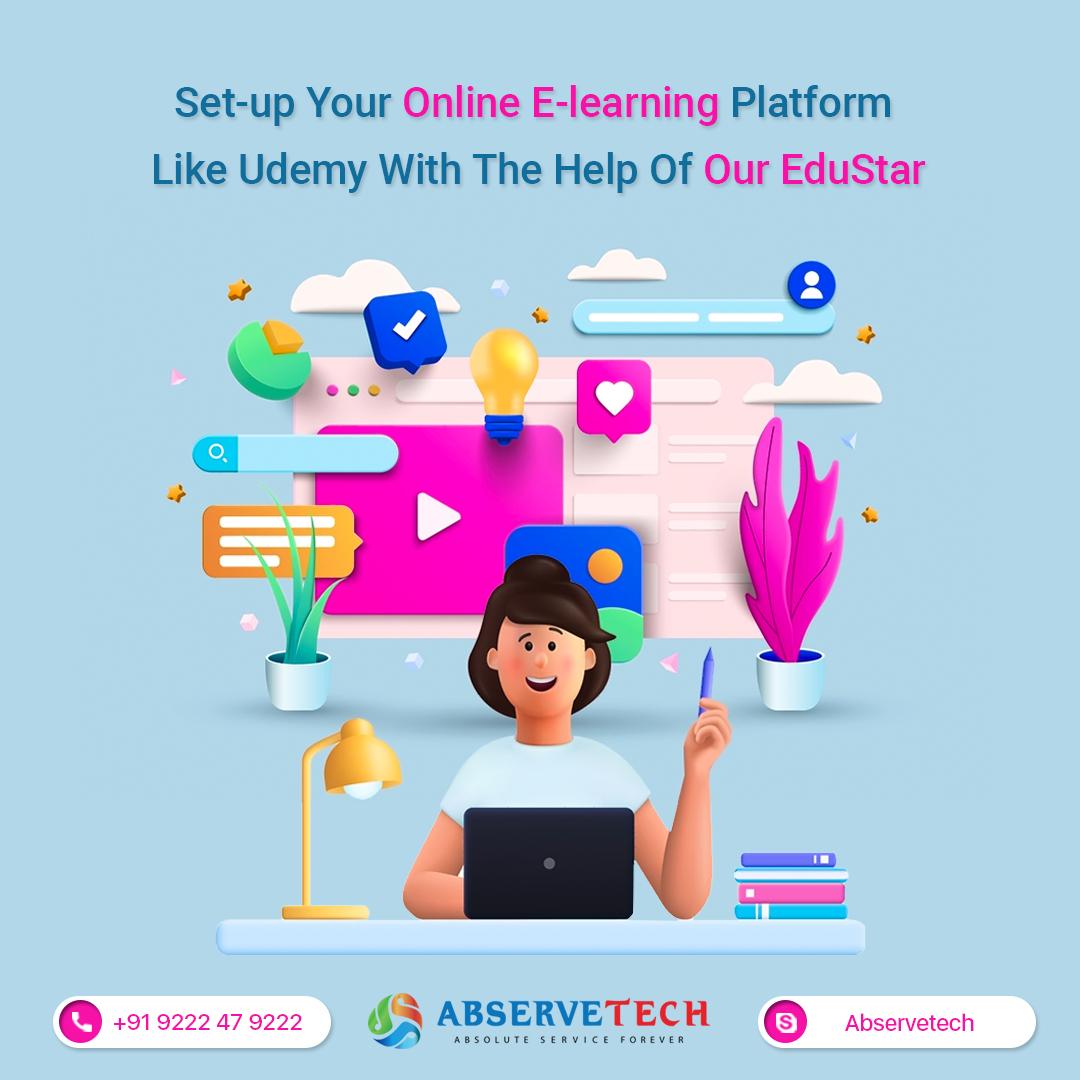 Set-up your online e-learning platform like Udemy with the help of our EduStar