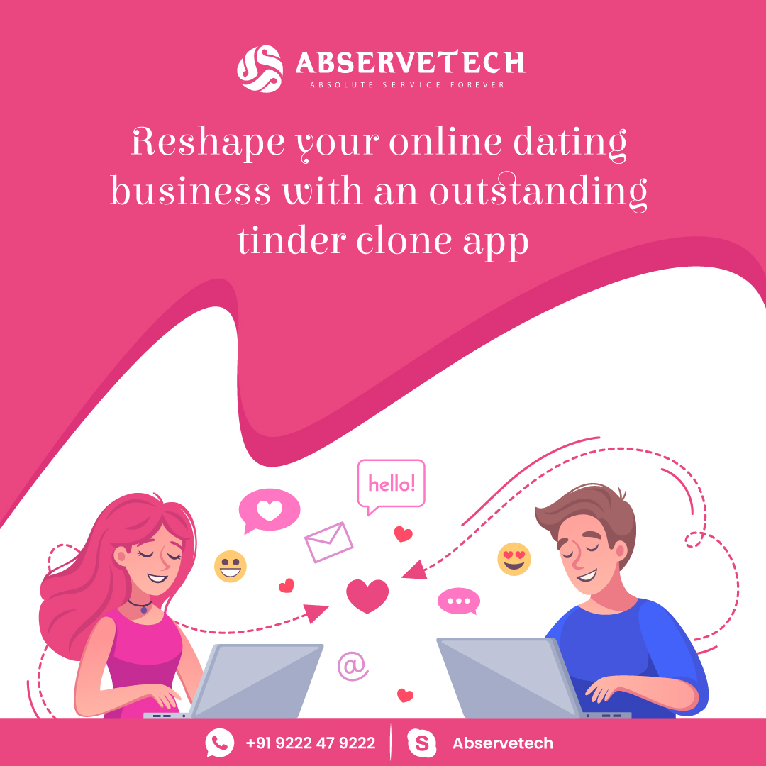 Reshape your online dating business with Abservetech's Tinder clone app