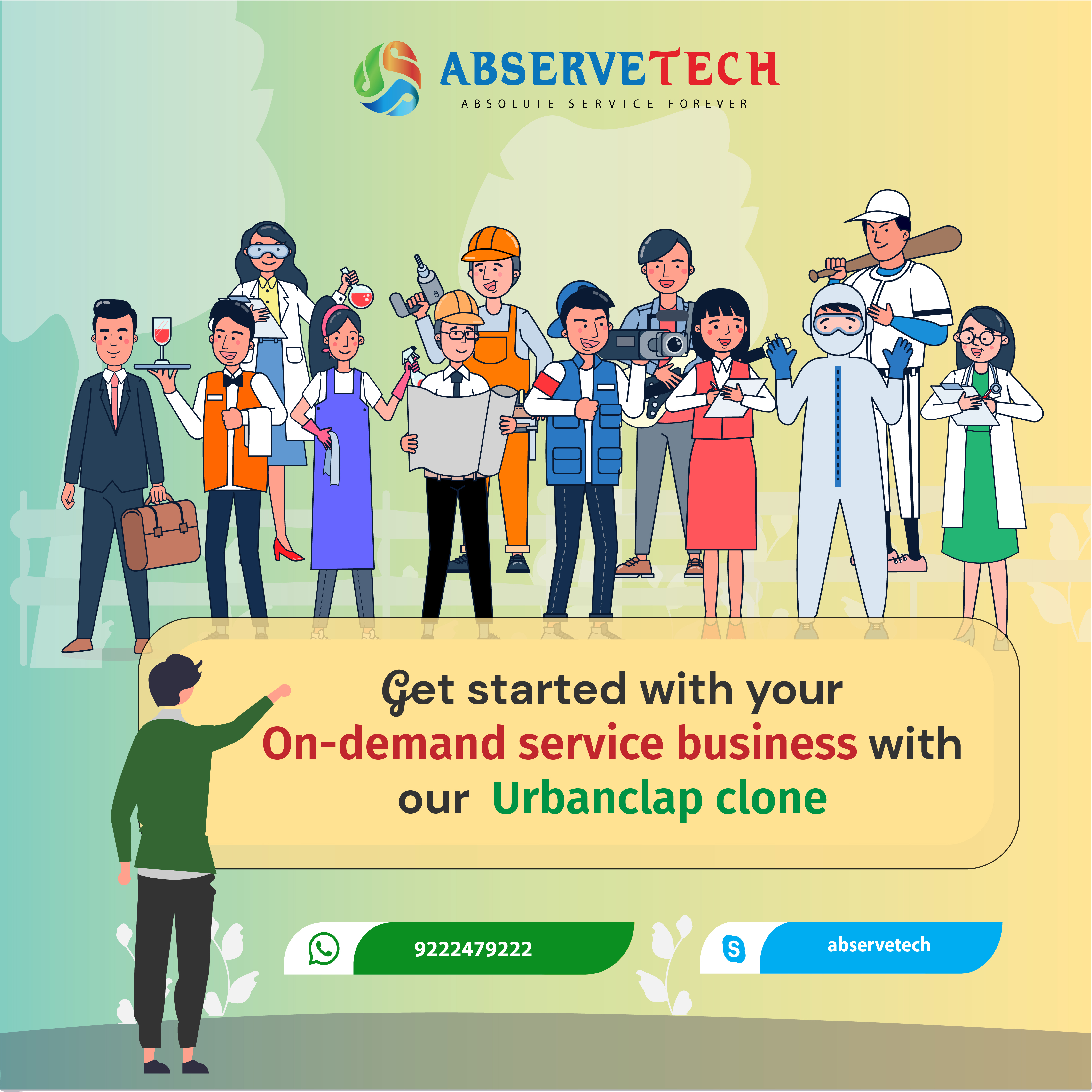 Get started with your on-demand service business with our Urbanclap Clone