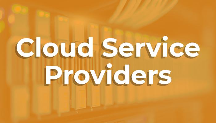 Cloud Service Providers?