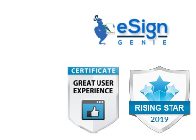 eSign Genie Merits e-Signature Software Industry Recognition From Top B2B Review Platform