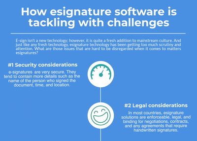 How esignatures are tackling with key business challenges